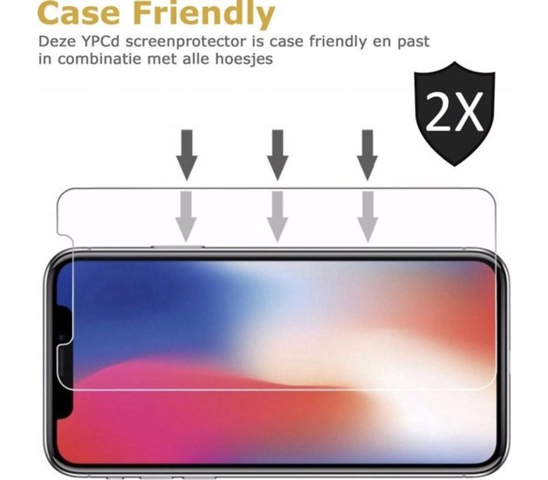 2 stuks Apple iPhone XR Glass Screenprotector