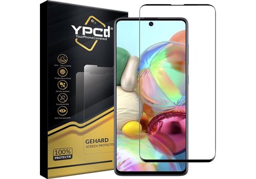 Samsung Galaxy A71 Glass Screenprotector - Rand tot Rand