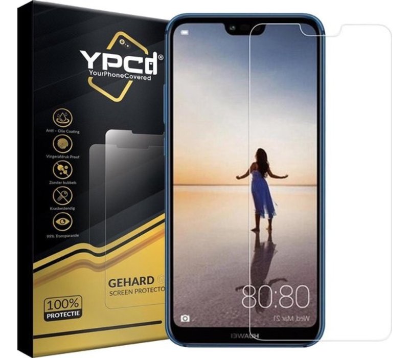 TMIC Tempered Glass Screen Protector For Huawei P20 Lite – Crystal Clear, 3 Layer