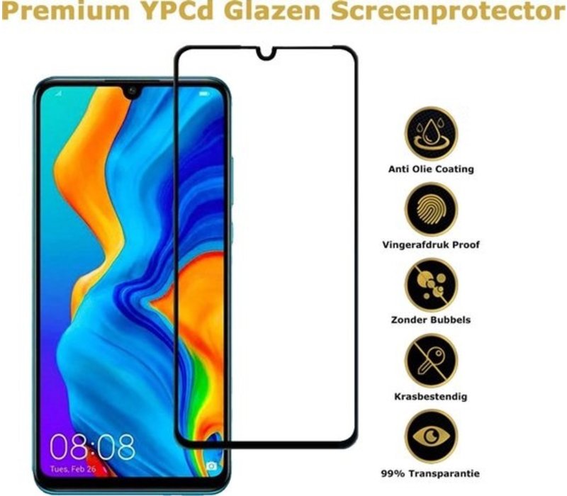 Huawei P30 Glass Screenprotector - Rand tot Rand