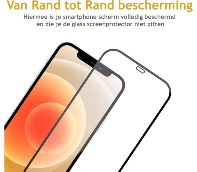 Apple iPhone 12 Mini Glass Screenprotector - Rand tot Rand