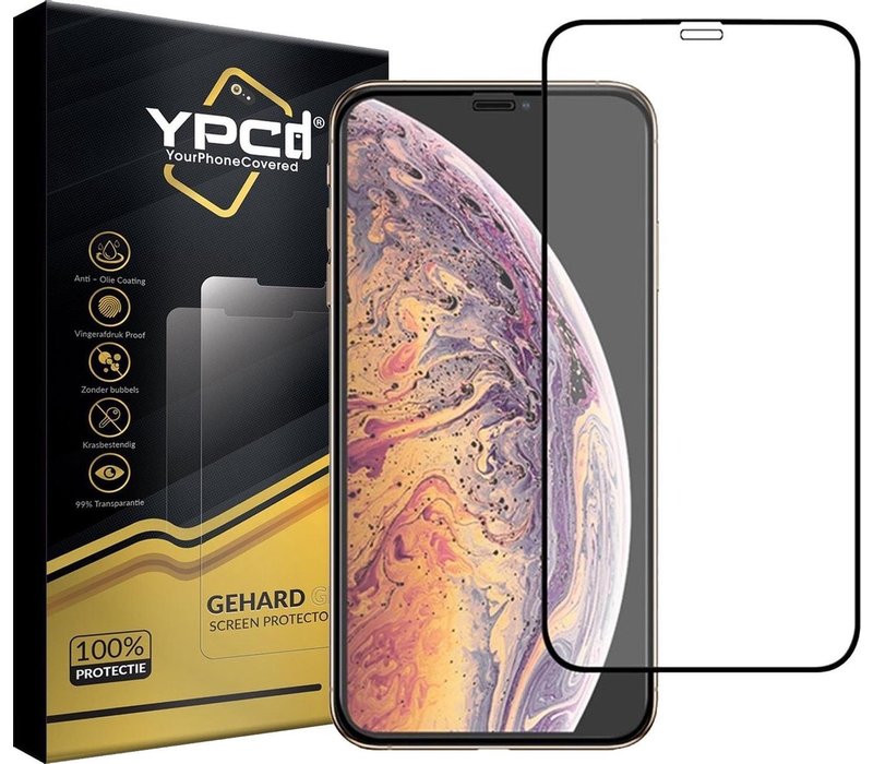 Apple iPhone X - XS Glass Screenprotector - Rand tot Rand