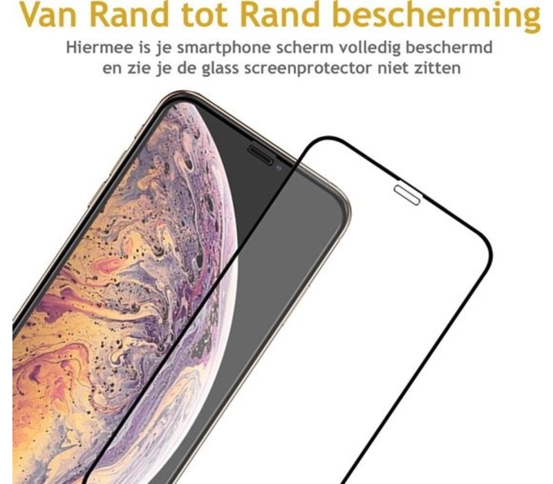 speer Afstoten maag Apple iPhone X - XS Glass Screenprotector - Rand tot Rand - YPCd