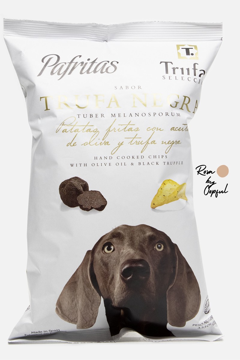 Authentieke chips van zwarte truffel