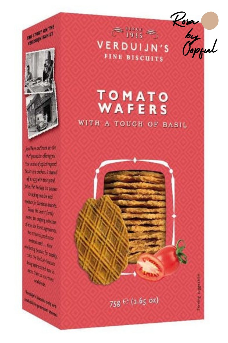 Kaaswafels tomaat-basilicum