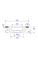 HBM HBM Diamant Komslijpsteen Model 2