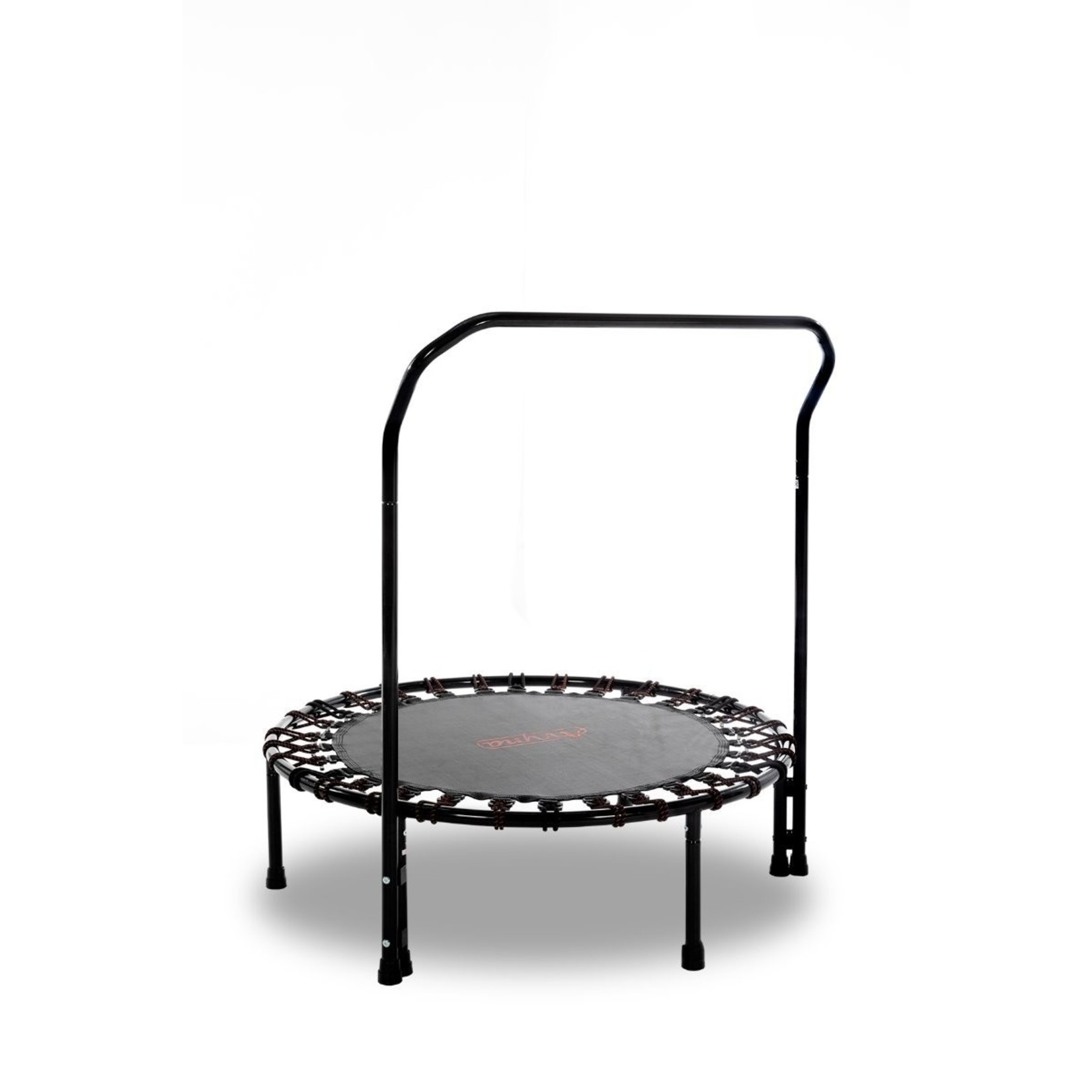 Fitness trampoline met elastiek