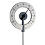 TuinThermometer Lollipop antraciet