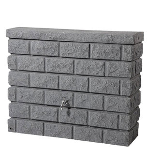 ROCKY muur 400 liter antraciet l.120 x b.40 x h.100 cm # C