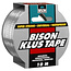 Bison Klus Tape rol 10 x 50 mm grijs