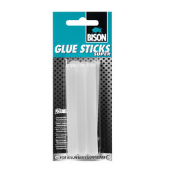 Glue Sticks Super 6 st.ø 11mm transparant