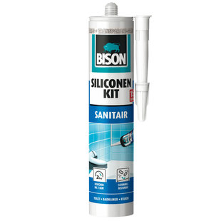 Siliconenkit Sanitair 300 ml koker trijs