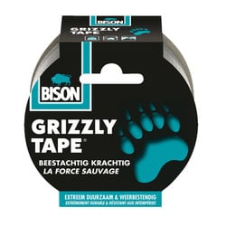 Bison Grizzly Tape Zilver 10 meter