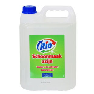 Schoonmaakazijn Rio 5 liter UITLOPEND. KOMT NIEUWE NATUURLIJKE SOORT VAN