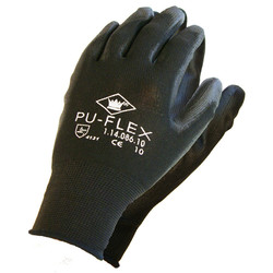 Handschoen PU-flex zwart mt XXL