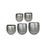 TS Pot set van 5 Rowen lead aluminium D60 H62