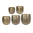 TS Pot set van 5 Rowen gold aluminium D60 H62