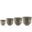 TS Pot set van 4 Maestro earth keramiek D55 H47