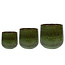 TS Pallet pot set van 3 Rania forest keramiek D106x114 H60