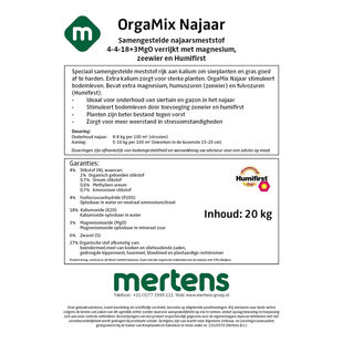 M OrgaMix Najaar 4-4-12-4 MgO  20 kg