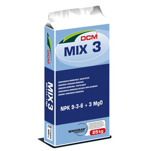 DCM Mix 3 9-3-6 + 3MgO 25 kg minigran