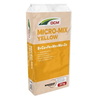 DCM Micro-mix Yellow 25 kg minigran