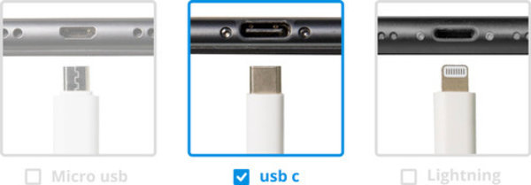 Big Green Egg Samsung Oplader met Usb C Kabel 1,2m Adaptive Fast Charge 15W Zwart