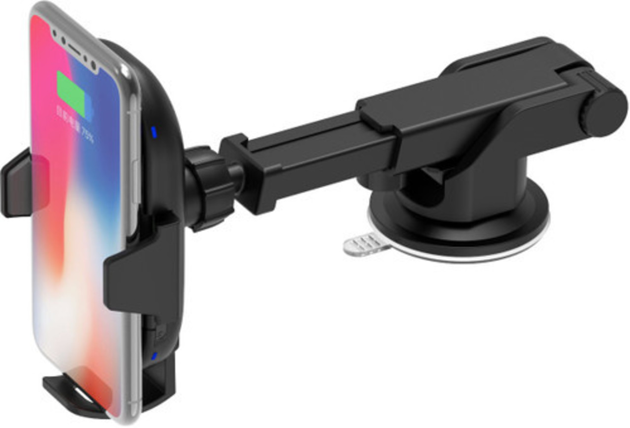 Big Green Egg Veripart Universele Telefoonhouder met Draadloos Opladen + BlueBuilt Autolader