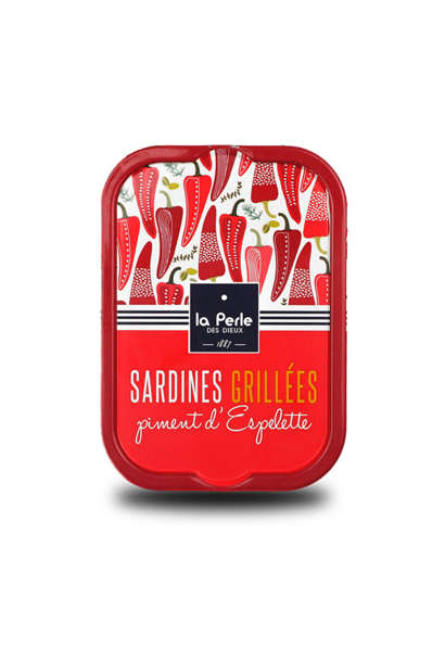 Gegrilde sardines met espelette  peper