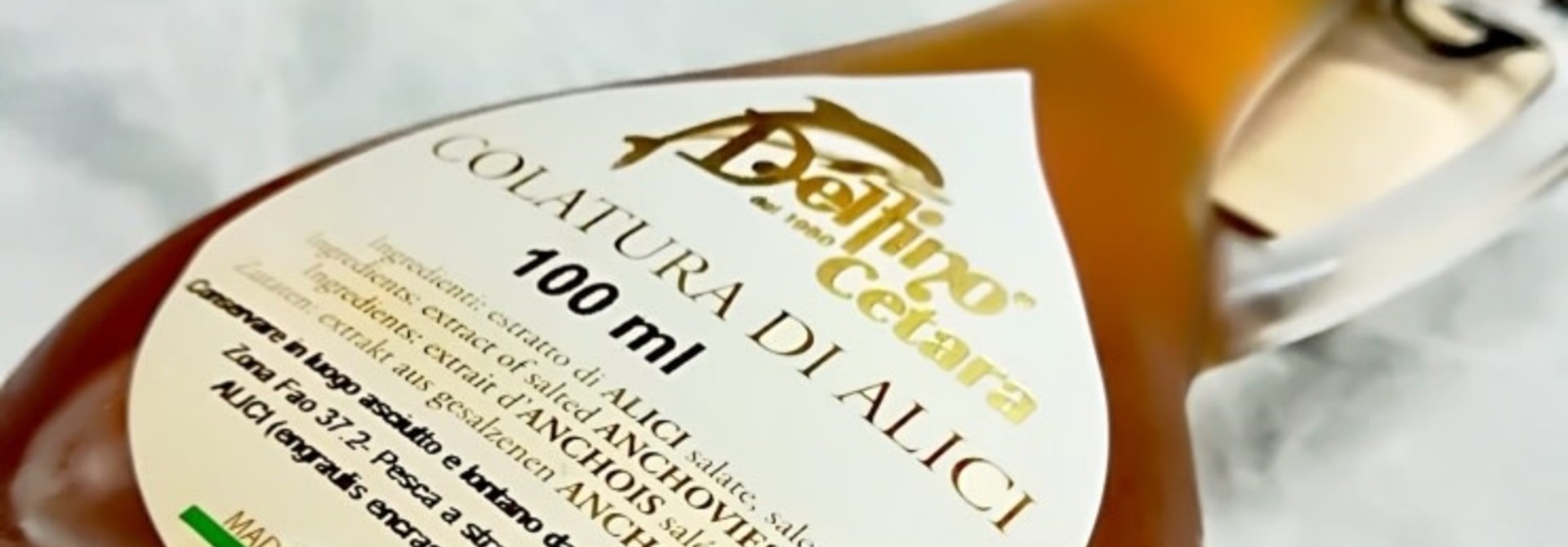 Colatura di alici, ansjovis sap 100ml