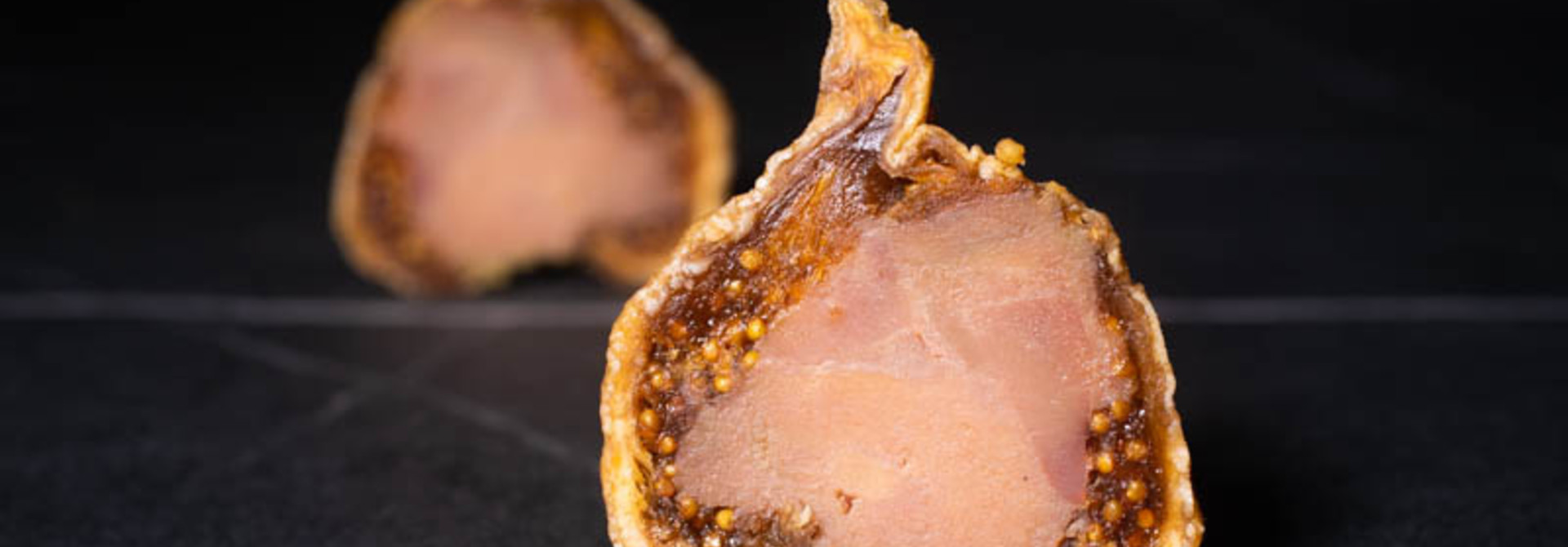 Vijgen gevuld met BIO foie gras p/st