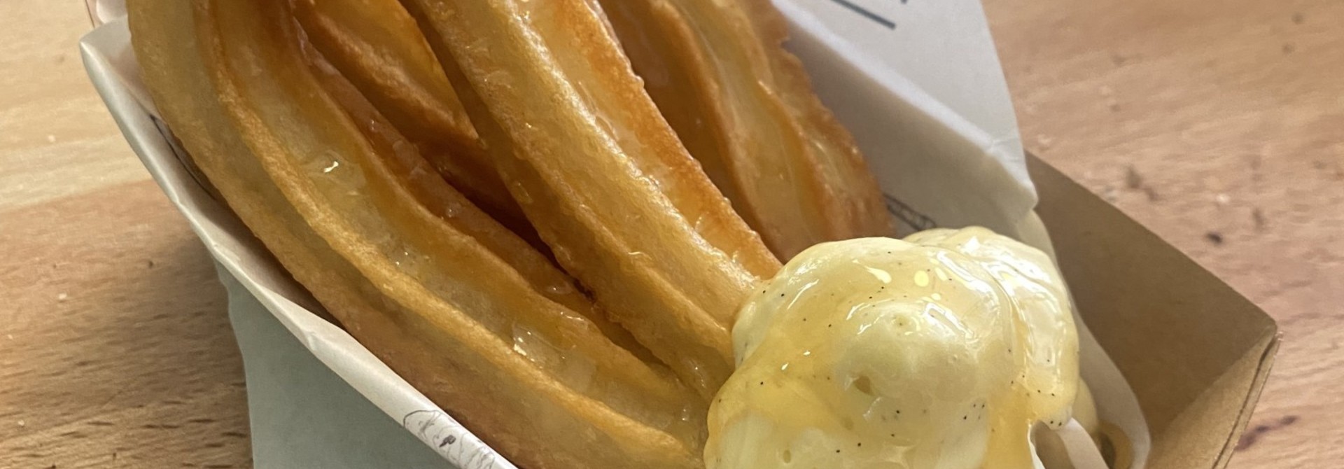 Churros met banketbakkersroom