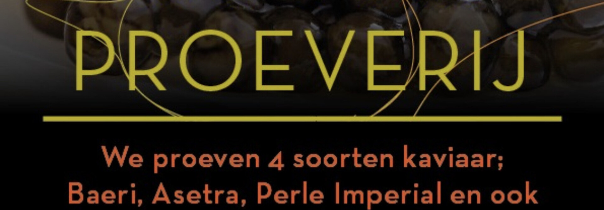 Kaviaar Masterclass & Proeverij 6 dec