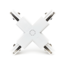 Powergear Unión l carril trifásico, X, 4 hilos, blanco