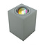 PURPL Plafón LED GU10 Fixture Cuadrado Gris