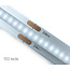 PURPL Tira LED COB 5m 512 LEDs p/m 24V 6000K Blanco Frío Tira Separada IP20