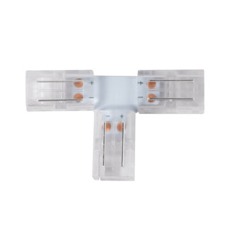 PURPL Accesorios para tiras de LED COB Conector en T monocolor 8 mm