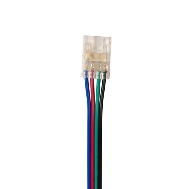 PURPL Tira de LED COB RGB Cable Conector 10 mm | 5 Piezas