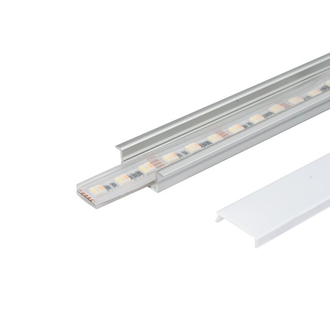 PURPL Perfil tira LED Aluminio 1m | 30x10mm | Empotrable
