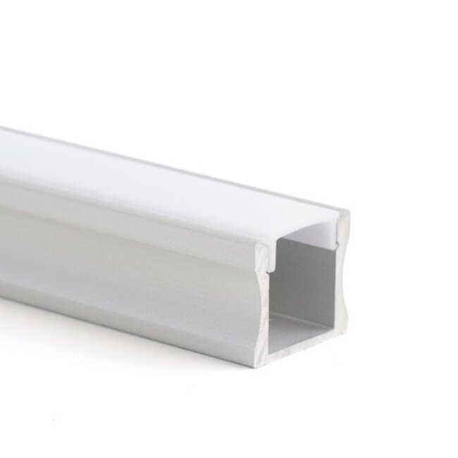 PURPL Perfil de aluminio 1,5m 17,5 x 15 mm para Tiras LED superficie montada