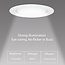MiBoxer/Mi-Light Downlight LED - ø138mm - RGB+CCT - 9W - Circular - IP44 - FUT061