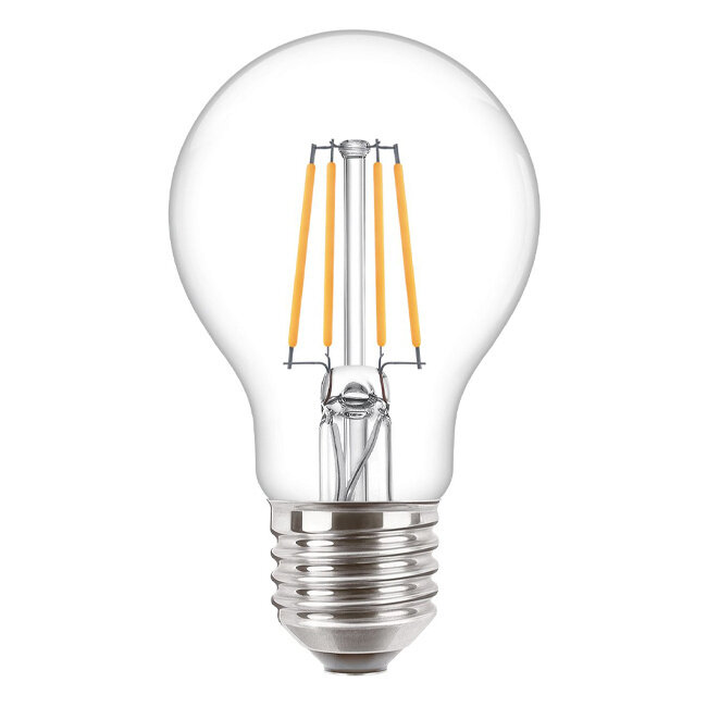 Philips Bombilla LED de Filamento E27 | Blanco Extra Cálido 2700K | 4,3W | A60 | Philips