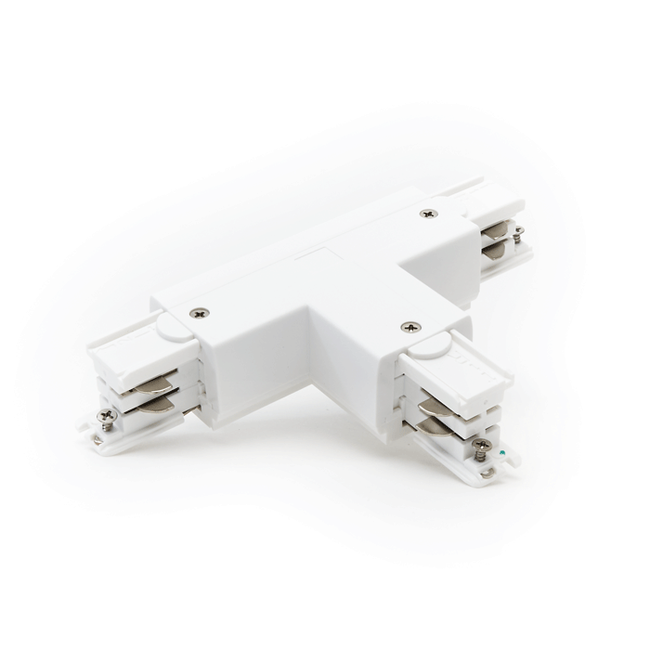 Powergear Unión l carril trifásico, T, 4 hilos, blanco