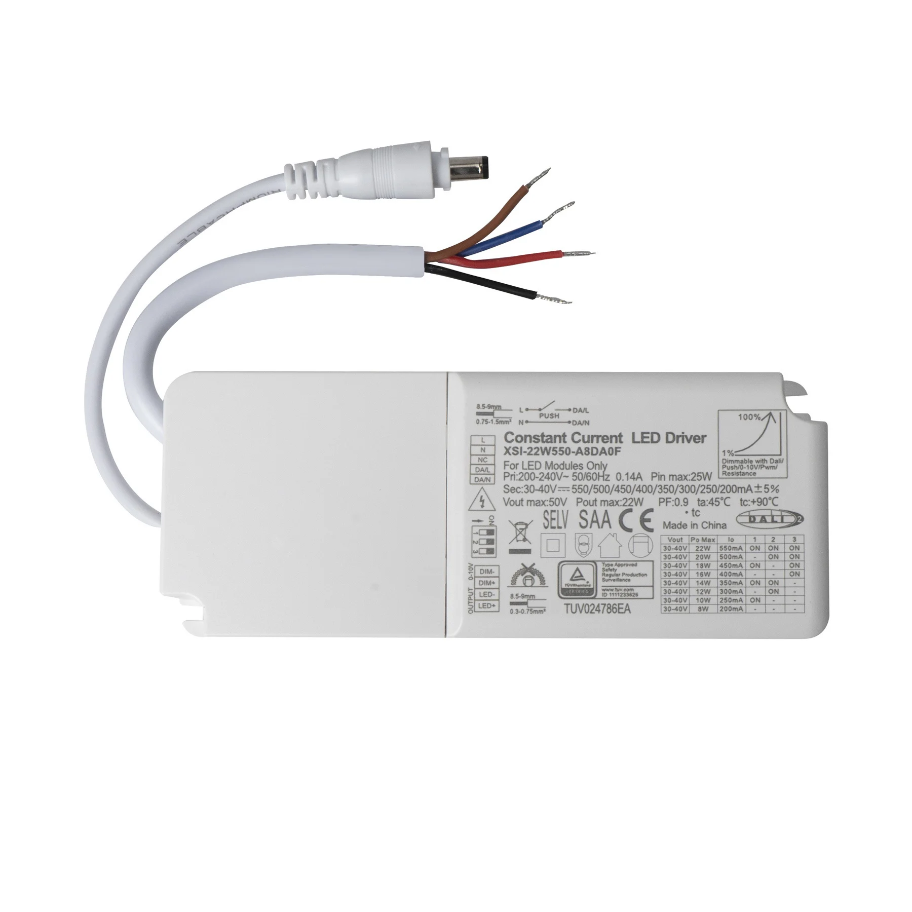 Driver LED DALI 22W para paneles - LED24.es