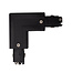 Powergear Conector de esquina para carril de 3 fases | Negro | PRO-M438
