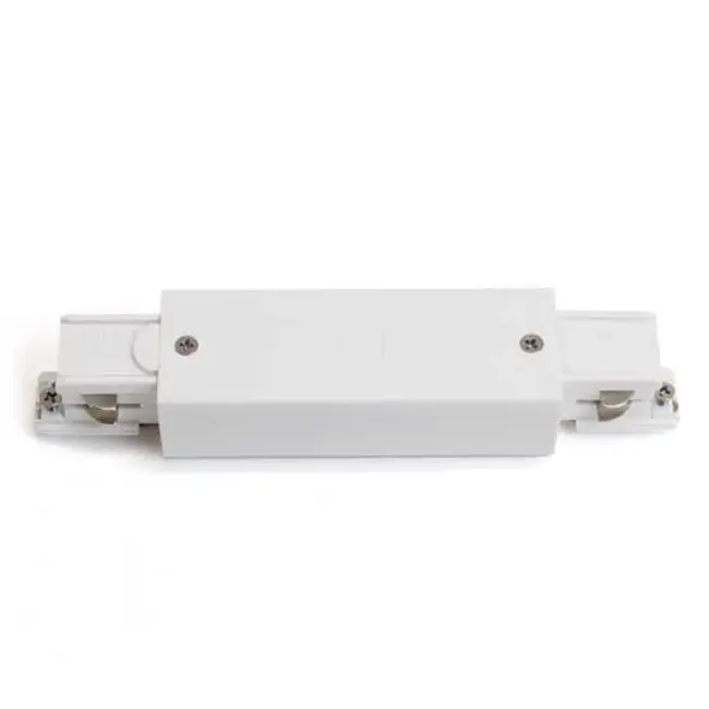 Powergear Unión l carril trifásico, directo, 4 hilos, blanco