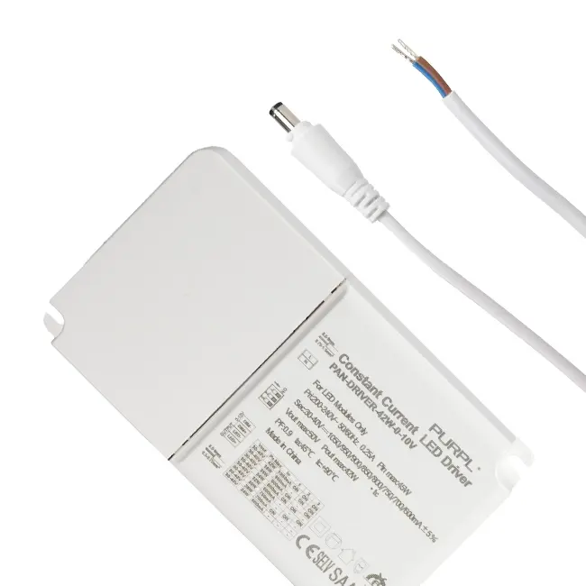 PURPL Driver 0-10V regulable para paneles LED | 24W - 42W | 600mA - 1050mA | Ajustable