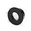 PURPL Aro downlight empotrable para foco LED GU10, Aluminio negro IP65, incl. casquillo
