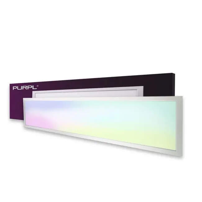 PURPL Dalle LED - 30x120 - RGB+CCT - 38W - UGR22 - Sin parpadeo - Edgelit