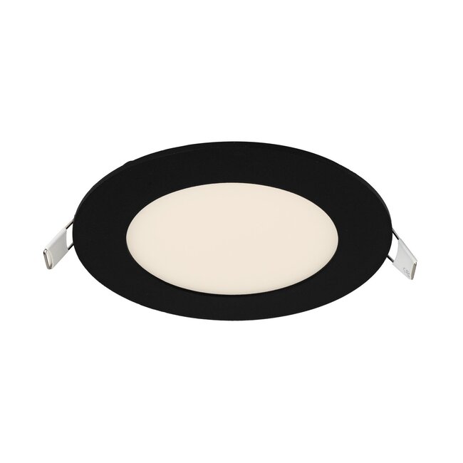 PURPL Foco Downlight LED Negro Empotrable Redondo - 6W - ø120mm - 4000K Blanco Neutro - IP44